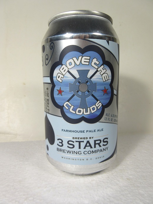 3 Stars - Above The Clouds - Farmhouse Pale Ale - Click Image to Close